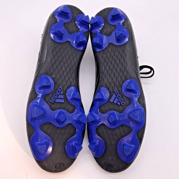 adidas Goletto VII FG J Youth 5 Soccer Cleats FV2894 Black/Blue Low Lace Up NEW - Picture 8 of 12